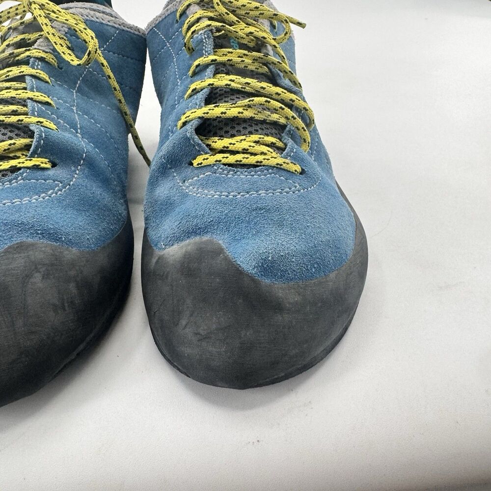 SCARPA Helix Lace-Up Climbing Shoes Blue Men's US 11 45.5 Medium Fast Shipping - Picture 3 of 16